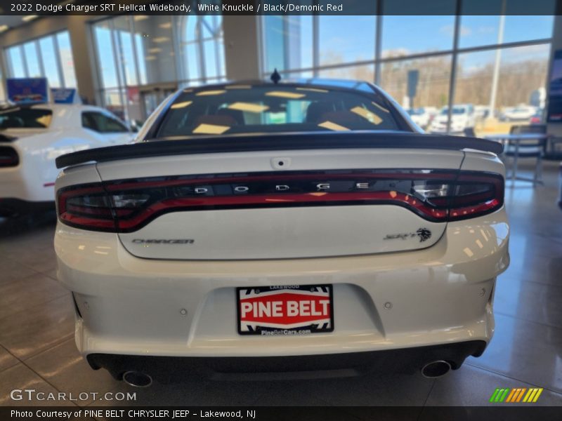White Knuckle / Black/Demonic Red 2022 Dodge Charger SRT Hellcat Widebody