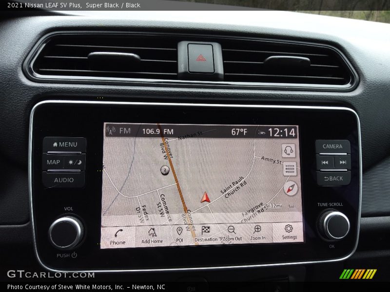 Navigation of 2021 LEAF SV Plus