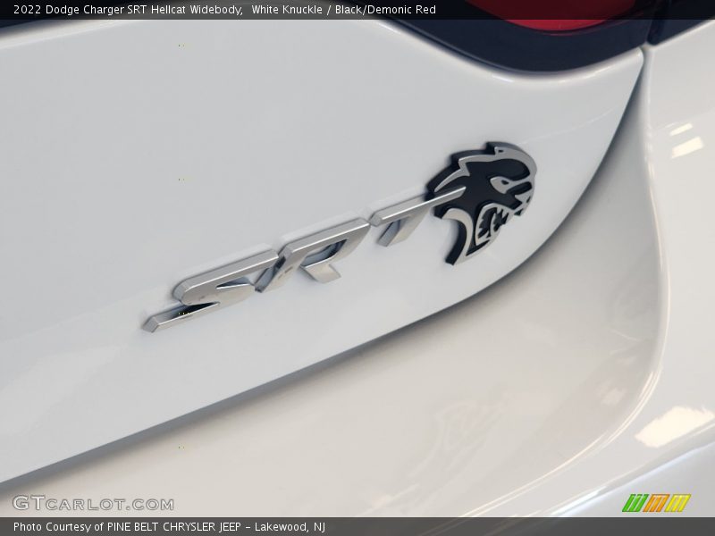White Knuckle / Black/Demonic Red 2022 Dodge Charger SRT Hellcat Widebody