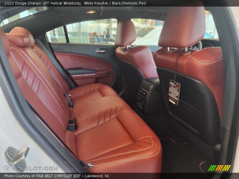 Rear Seat of 2022 Charger SRT Hellcat Widebody