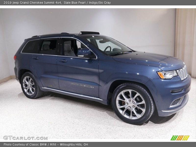 Slate Blue Pearl / Indigo/Ski Gray 2019 Jeep Grand Cherokee Summit 4x4