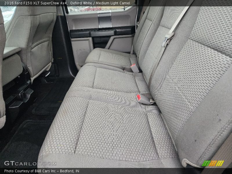 Oxford White / Medium Light Camel 2016 Ford F150 XLT SuperCrew 4x4