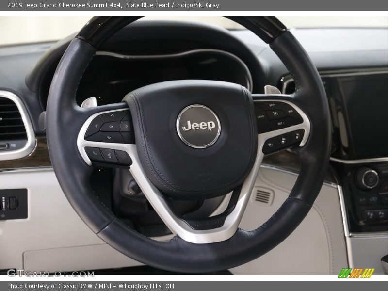 Slate Blue Pearl / Indigo/Ski Gray 2019 Jeep Grand Cherokee Summit 4x4