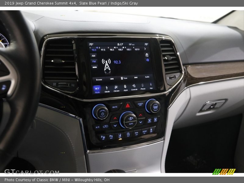 Slate Blue Pearl / Indigo/Ski Gray 2019 Jeep Grand Cherokee Summit 4x4