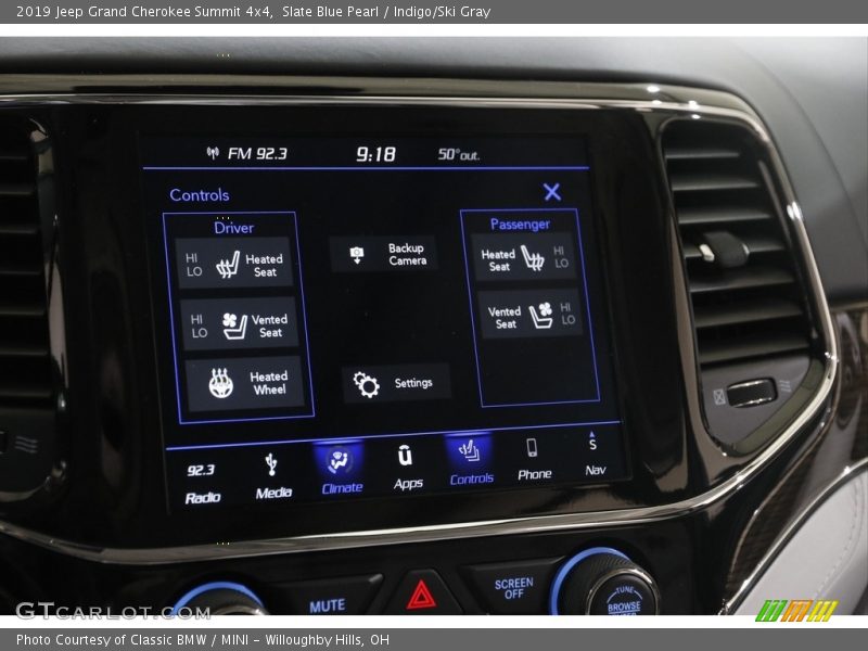 Slate Blue Pearl / Indigo/Ski Gray 2019 Jeep Grand Cherokee Summit 4x4