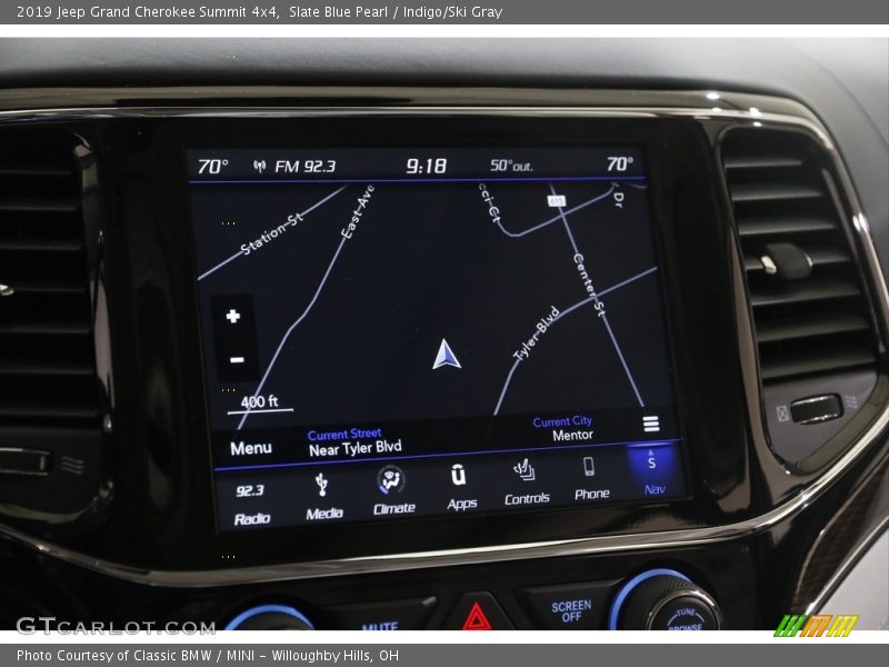 Slate Blue Pearl / Indigo/Ski Gray 2019 Jeep Grand Cherokee Summit 4x4
