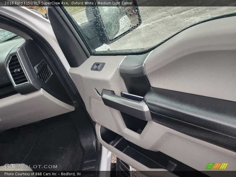 Oxford White / Medium Light Camel 2016 Ford F150 XLT SuperCrew 4x4