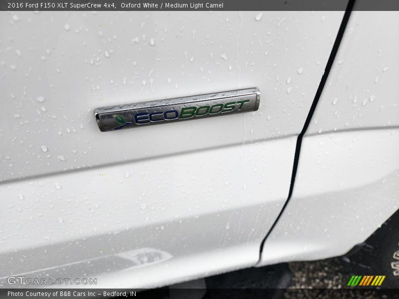 Oxford White / Medium Light Camel 2016 Ford F150 XLT SuperCrew 4x4