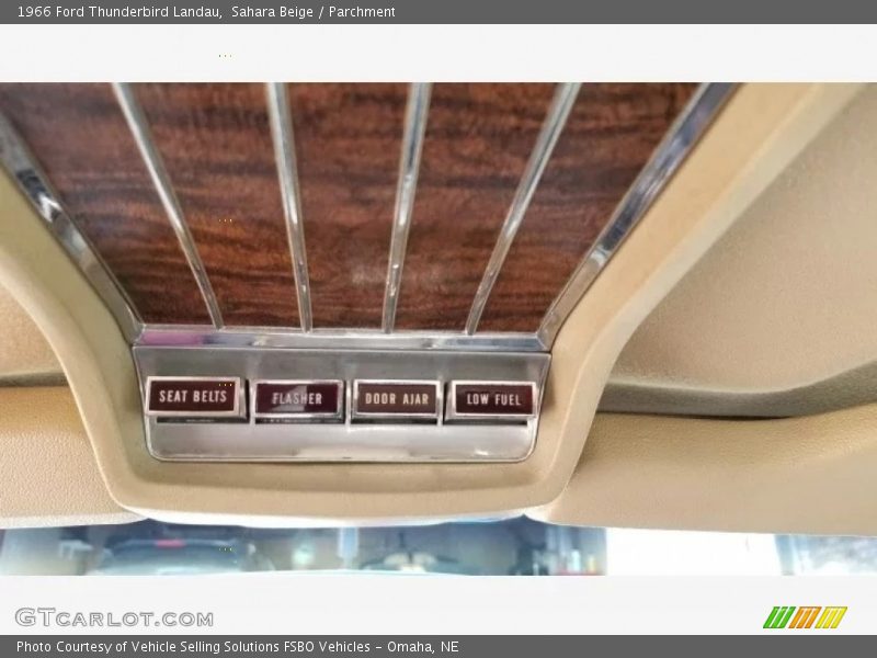 Controls of 1966 Thunderbird Landau