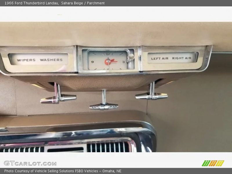 Controls of 1966 Thunderbird Landau