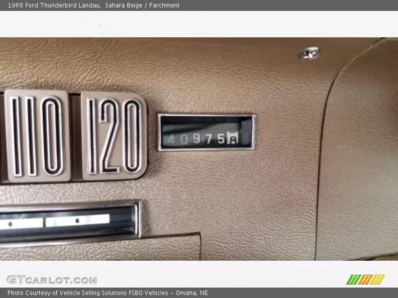 Sahara Beige / Parchment 1966 Ford Thunderbird Landau