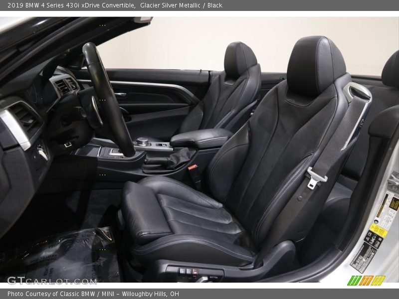 Glacier Silver Metallic / Black 2019 BMW 4 Series 430i xDrive Convertible