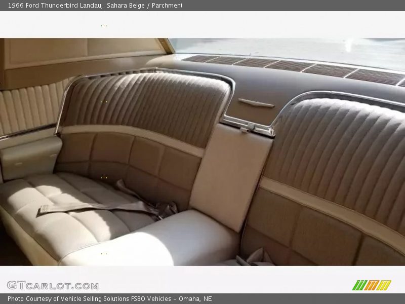 Rear Seat of 1966 Thunderbird Landau