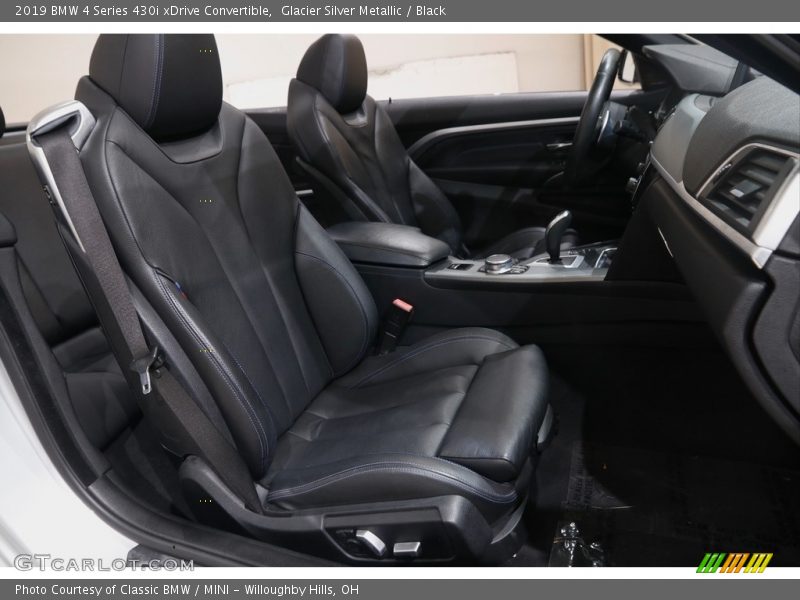 Glacier Silver Metallic / Black 2019 BMW 4 Series 430i xDrive Convertible