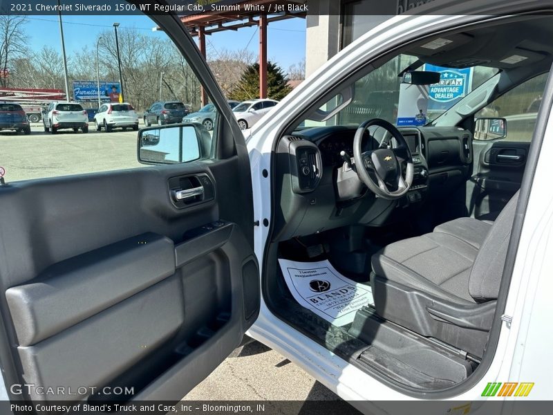 Summit White / Jet Black 2021 Chevrolet Silverado 1500 WT Regular Cab
