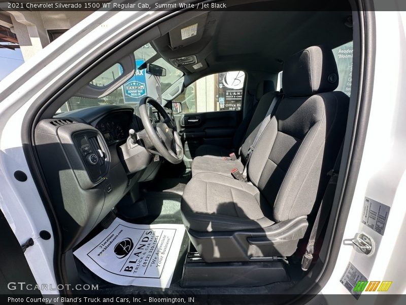 Summit White / Jet Black 2021 Chevrolet Silverado 1500 WT Regular Cab
