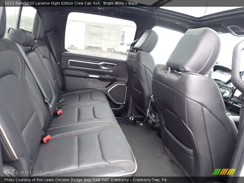 Bright White / Black 2023 Ram 1500 Laramie Night Edition Crew Cab 4x4