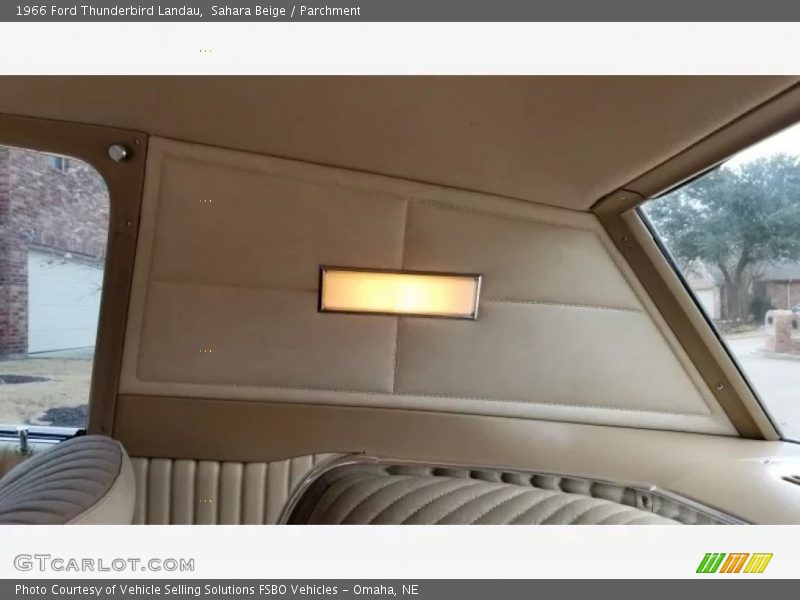 Rear Seat of 1966 Thunderbird Landau