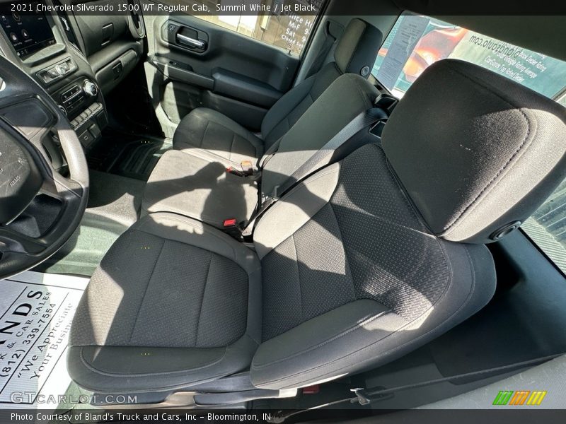Summit White / Jet Black 2021 Chevrolet Silverado 1500 WT Regular Cab