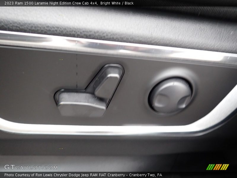 Bright White / Black 2023 Ram 1500 Laramie Night Edition Crew Cab 4x4