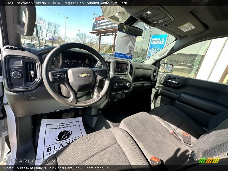 Summit White / Jet Black 2021 Chevrolet Silverado 1500 WT Regular Cab