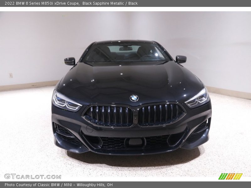 Black Sapphire Metallic / Black 2022 BMW 8 Series M850i xDrive Coupe