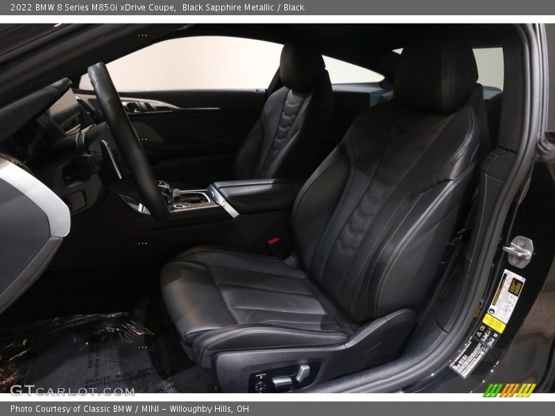 Front Seat of 2022 8 Series M850i xDrive Coupe