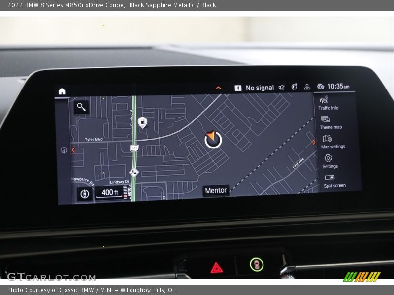 Navigation of 2022 8 Series M850i xDrive Coupe