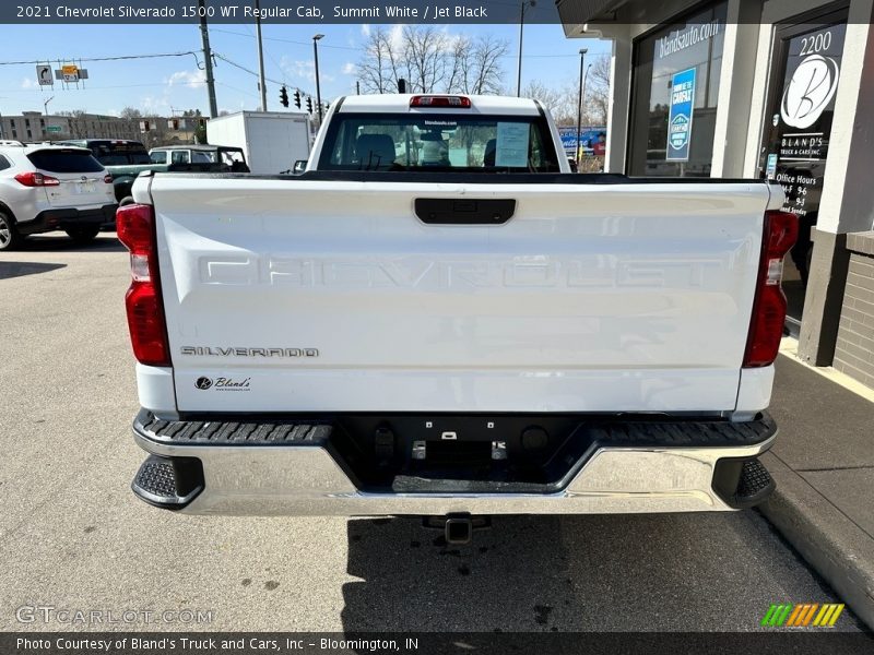 Summit White / Jet Black 2021 Chevrolet Silverado 1500 WT Regular Cab