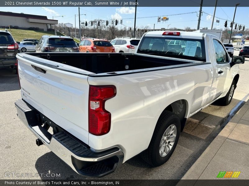 Summit White / Jet Black 2021 Chevrolet Silverado 1500 WT Regular Cab