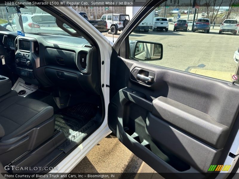 Summit White / Jet Black 2021 Chevrolet Silverado 1500 WT Regular Cab
