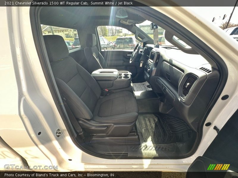 Summit White / Jet Black 2021 Chevrolet Silverado 1500 WT Regular Cab