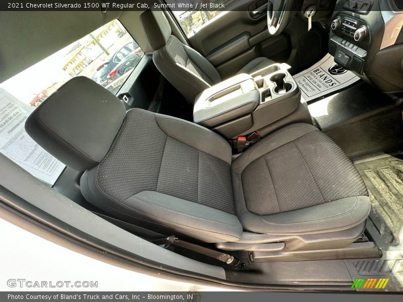 Summit White / Jet Black 2021 Chevrolet Silverado 1500 WT Regular Cab