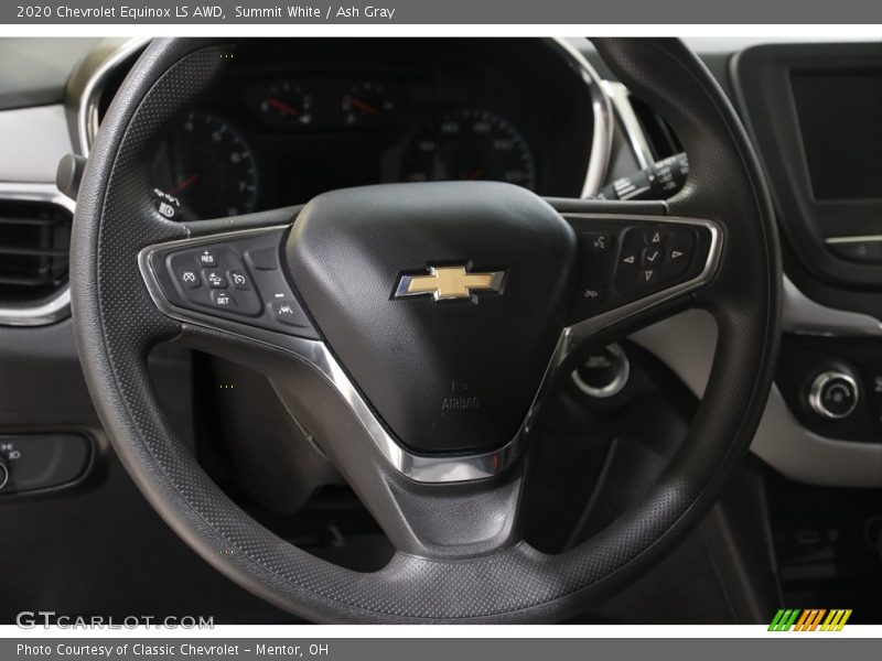 Summit White / Ash Gray 2020 Chevrolet Equinox LS AWD