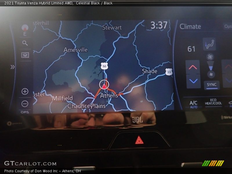 Navigation of 2021 Venza Hybrid Limited AWD