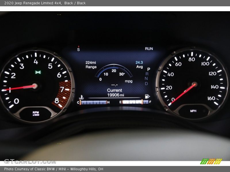Black / Black 2020 Jeep Renegade Limited 4x4