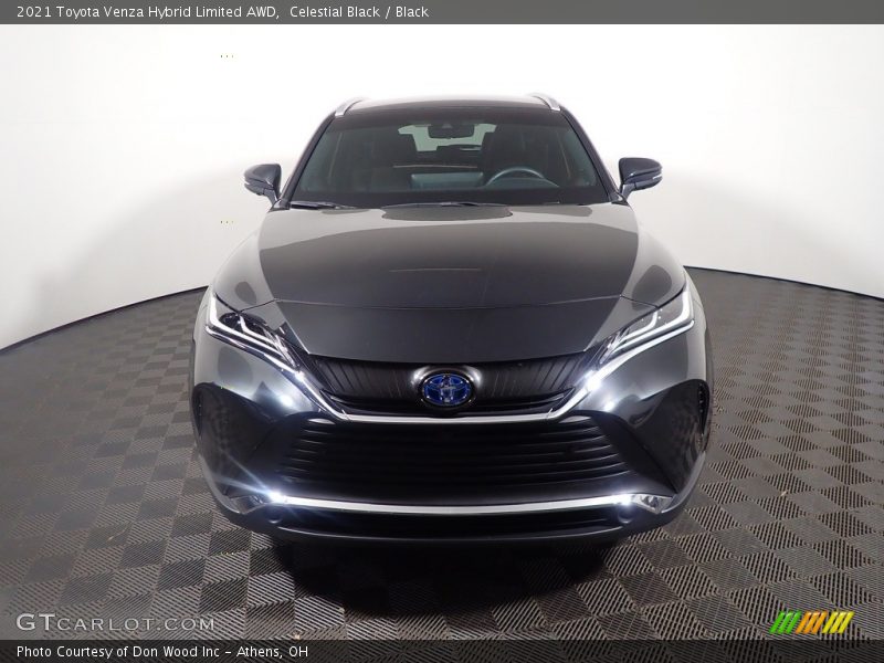 Celestial Black / Black 2021 Toyota Venza Hybrid Limited AWD