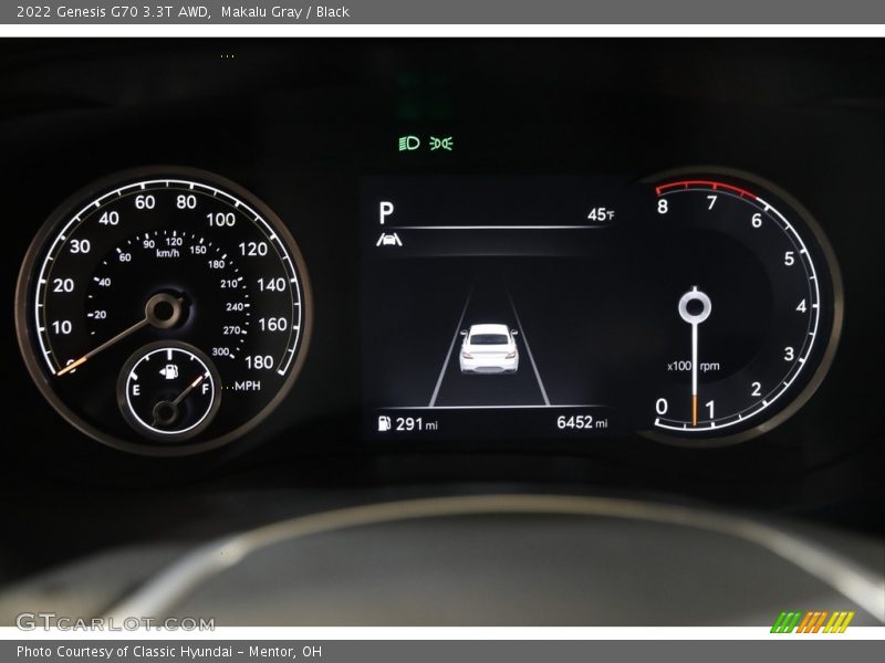  2022 G70 3.3T AWD 3.3T AWD Gauges