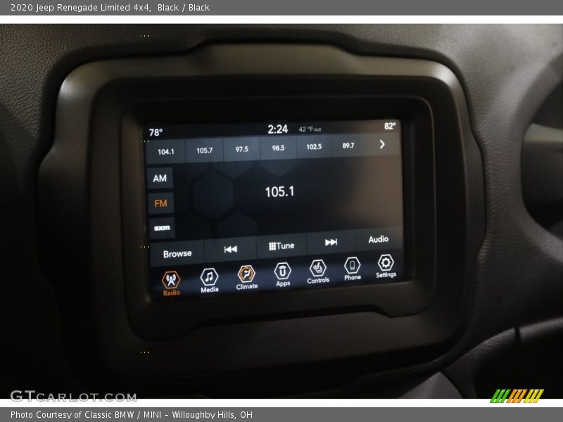 Black / Black 2020 Jeep Renegade Limited 4x4
