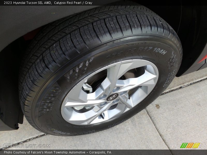 Calypso Red Pearl / Gray 2023 Hyundai Tucson SEL AWD
