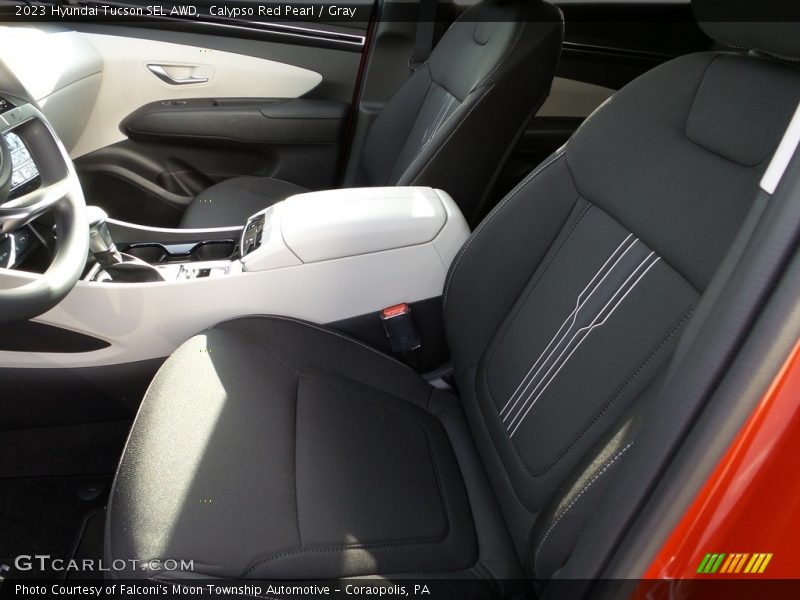 Calypso Red Pearl / Gray 2023 Hyundai Tucson SEL AWD