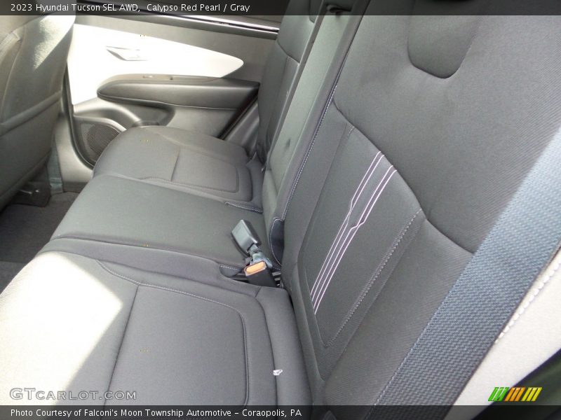 Calypso Red Pearl / Gray 2023 Hyundai Tucson SEL AWD