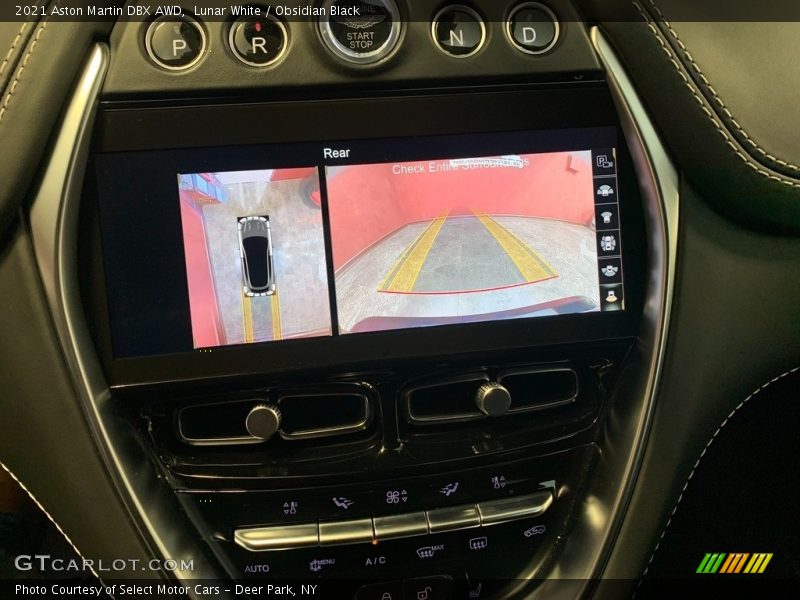 Lunar White / Obsidian Black 2021 Aston Martin DBX AWD
