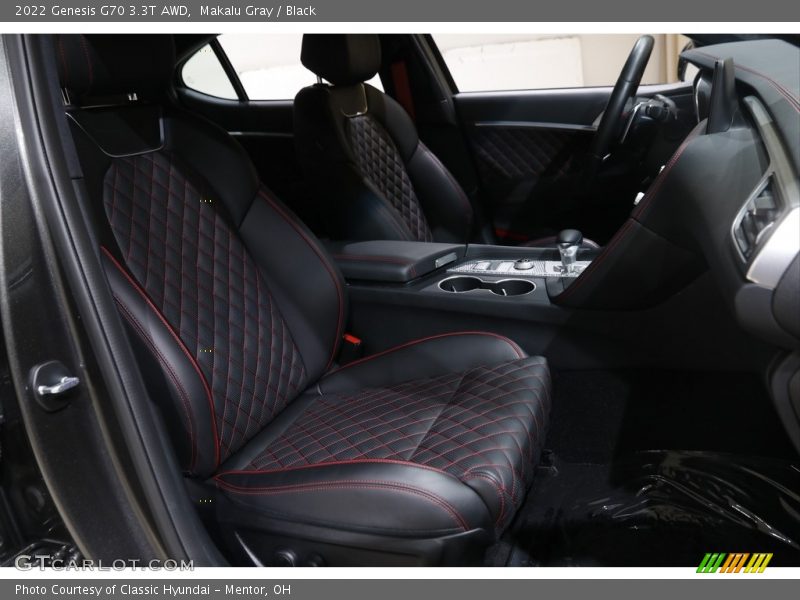 Front Seat of 2022 G70 3.3T AWD