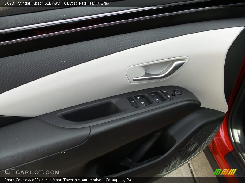 Calypso Red Pearl / Gray 2023 Hyundai Tucson SEL AWD