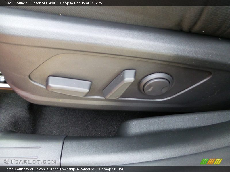 Calypso Red Pearl / Gray 2023 Hyundai Tucson SEL AWD