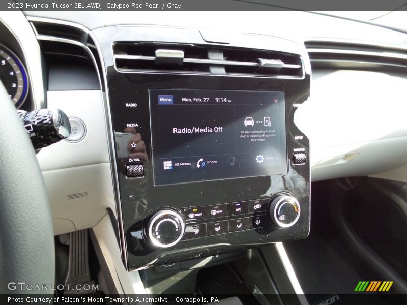 Calypso Red Pearl / Gray 2023 Hyundai Tucson SEL AWD