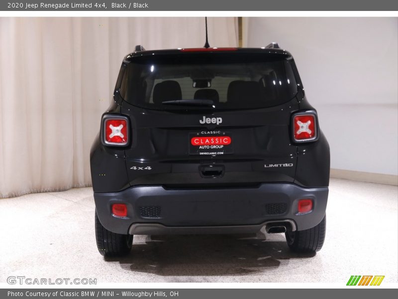 Black / Black 2020 Jeep Renegade Limited 4x4