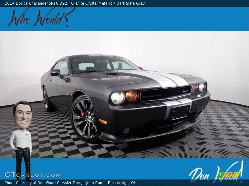 Granite Crystal Metallic / Dark Slate Gray 2014 Dodge Challenger SRT8 392