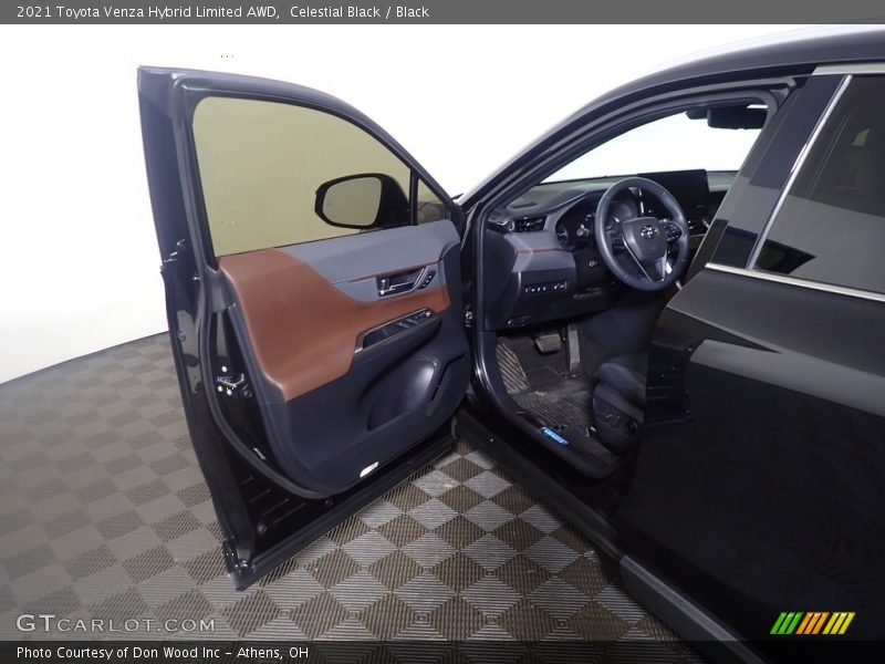 Celestial Black / Black 2021 Toyota Venza Hybrid Limited AWD